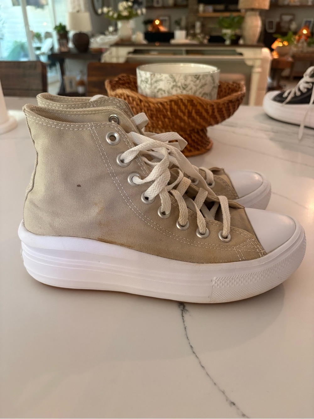 High-Top Converse Platform Sneakers